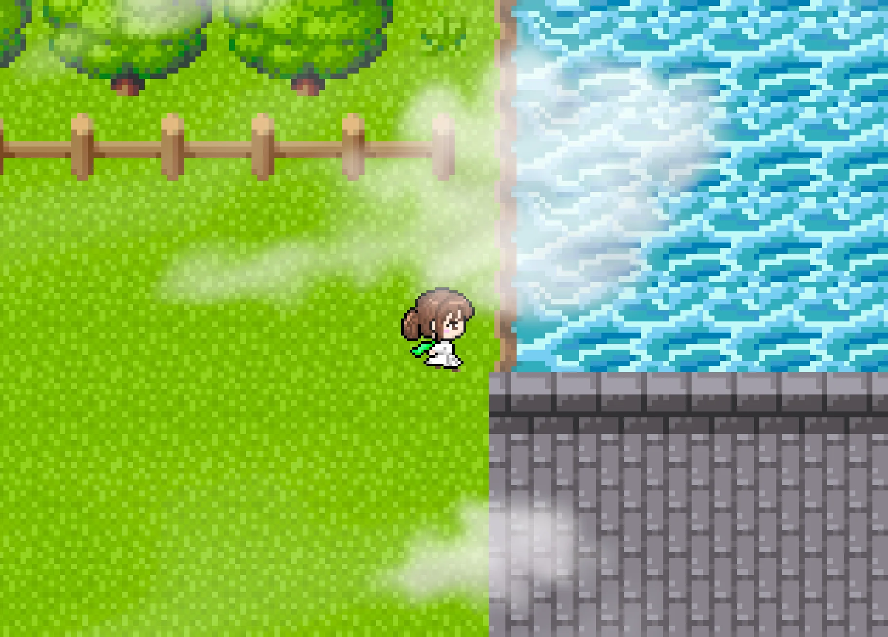 三重クエストのゲーム画面